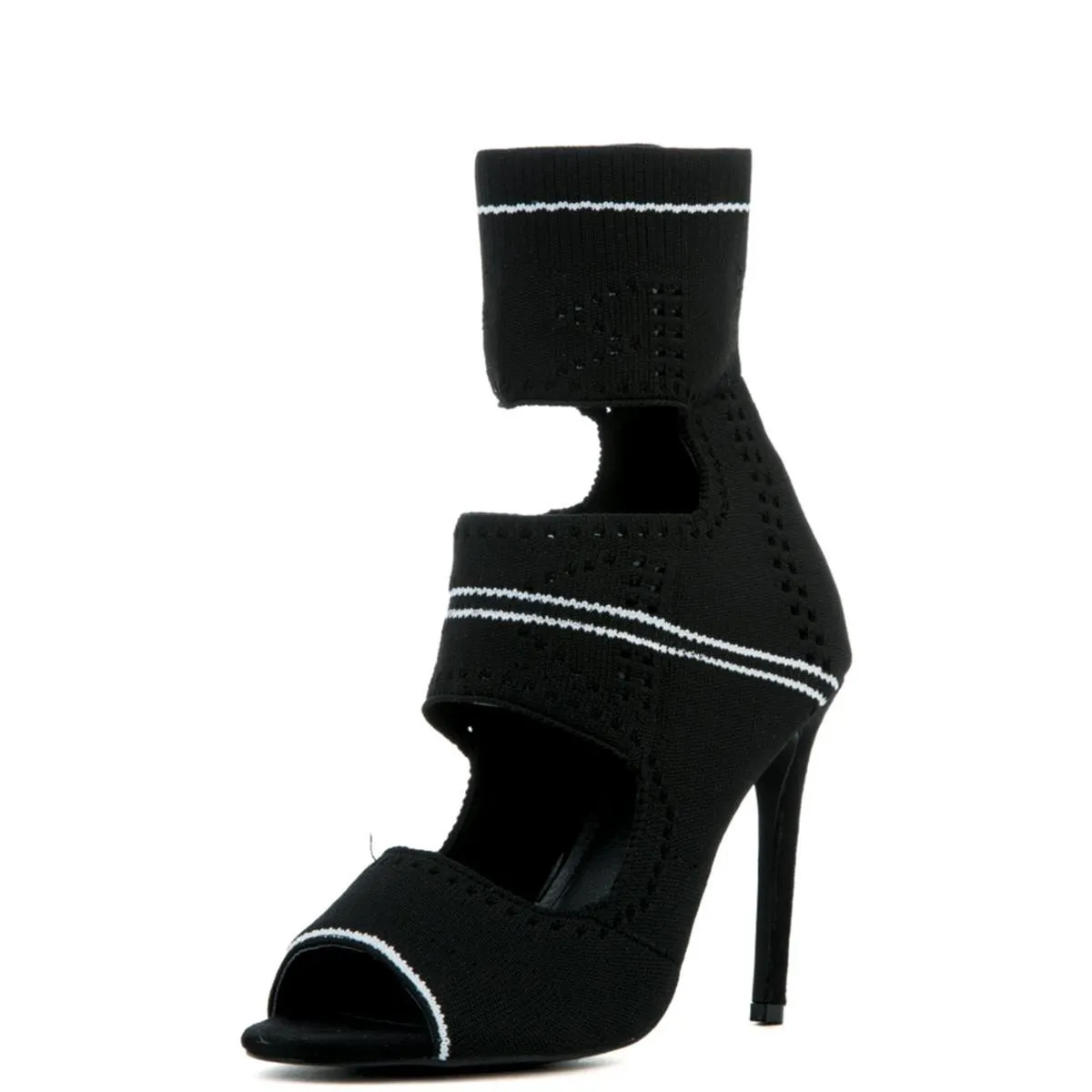 Cape Robbin Lola-14 High Heel Black