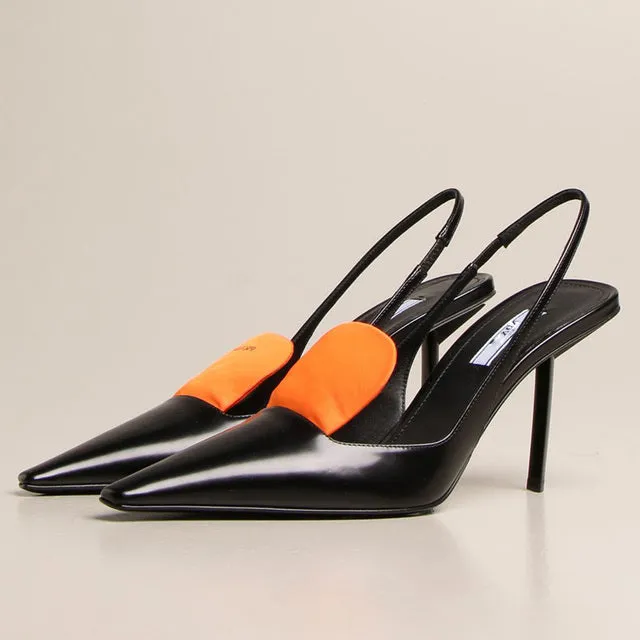 Cat Heel Strap Sexy Toe Cap Sandals Shallow Mouth