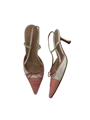 Chanel Pointed Slingbacks, 38