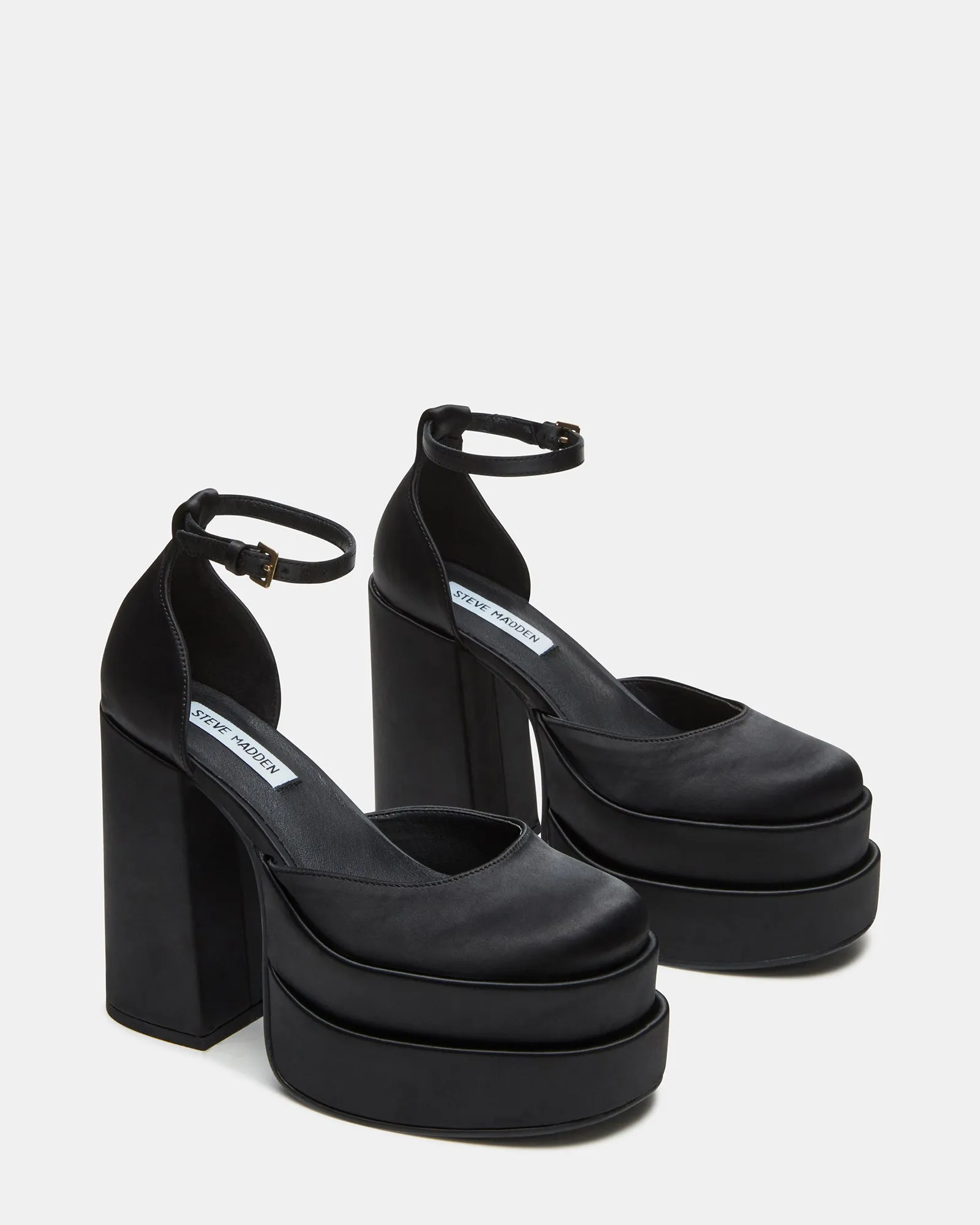CHARLIZE BLACK SATIN