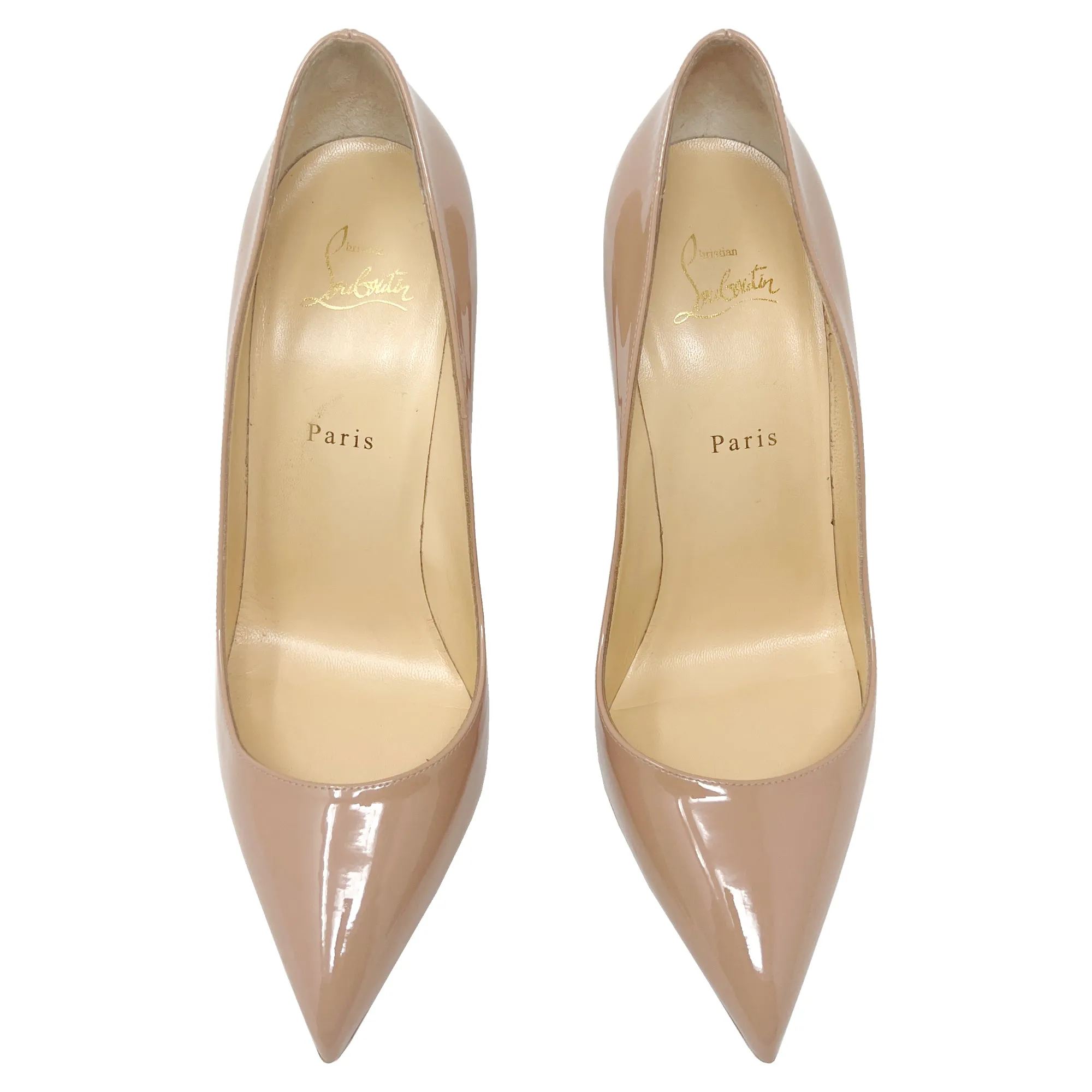 Christian Louboutin Pigalle Follies 100 Patent Pumps Size EU 41