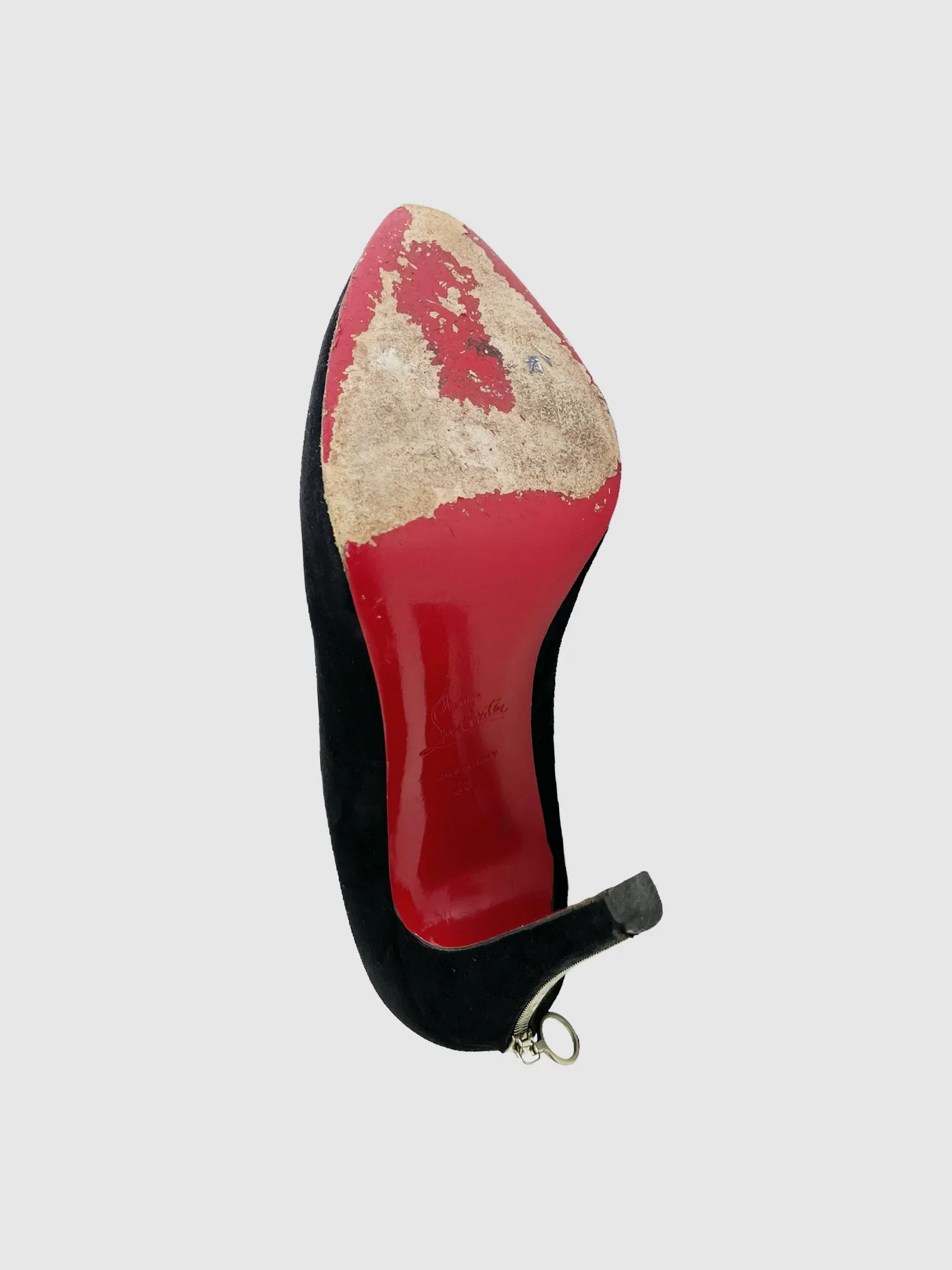 Christian Louboutin Zipper Pumps - Size 38