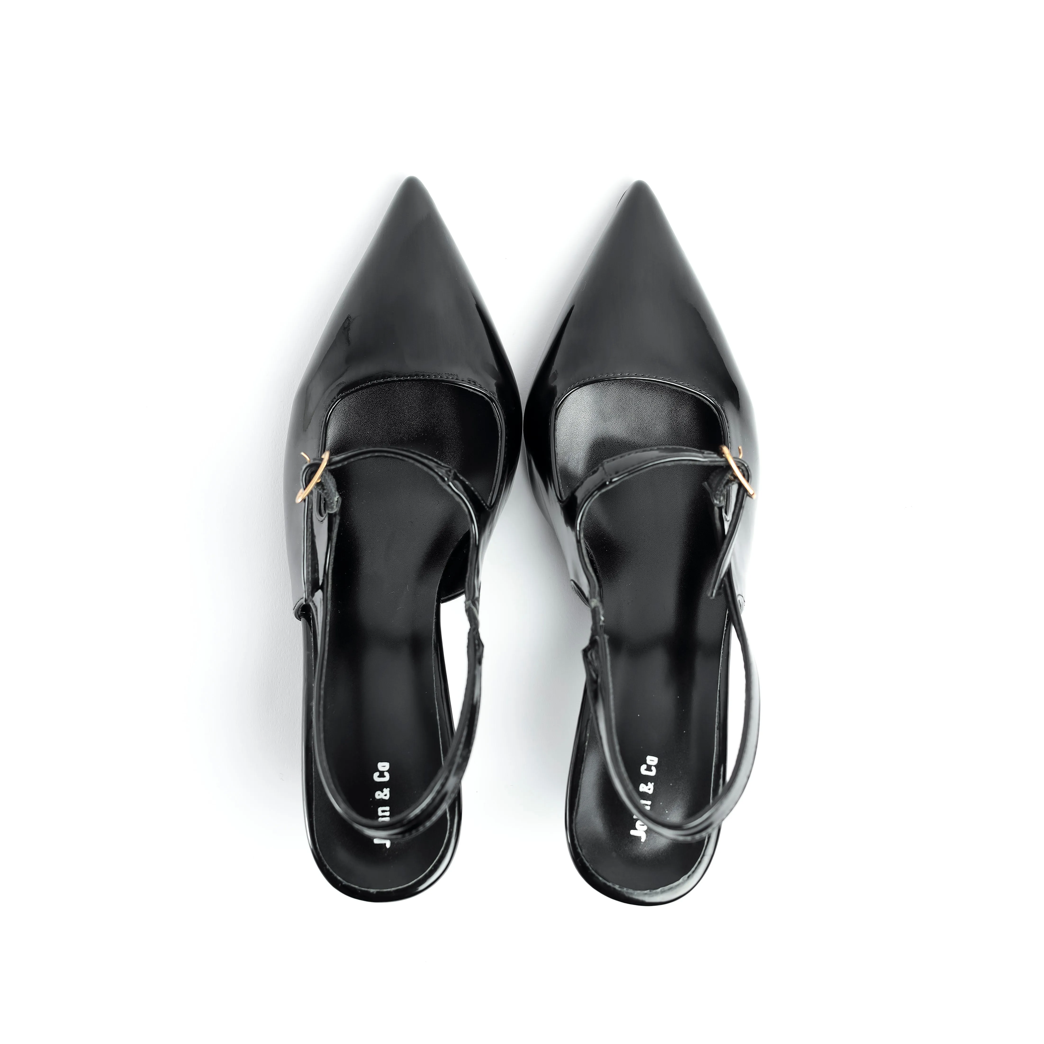 Clara Luxe Patent Slingback