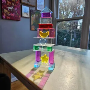Clear Acrylic Building Platforms