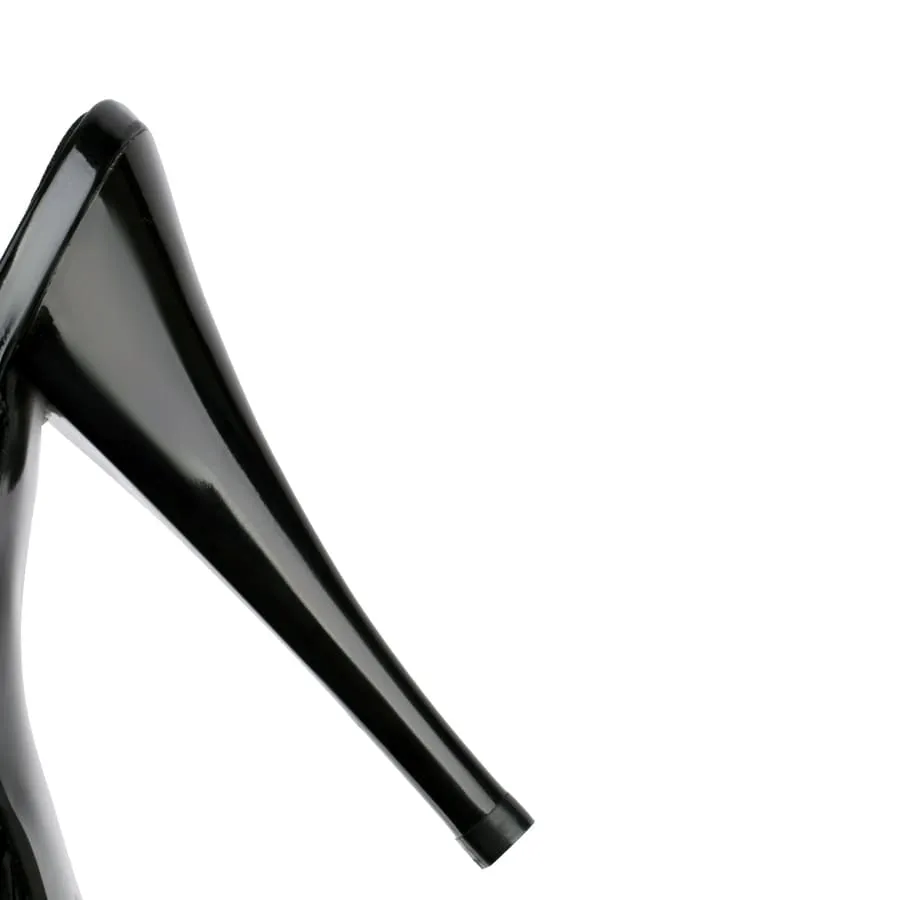 Closed Toe Pencil Heel Hallow Out Slingbacks