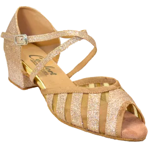 Comfort Sunburst - Bronze Glitz / Dark Tan Mesh