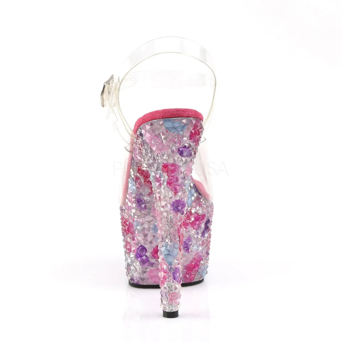 CRYSTALIZE-708  Clear/Pink Multi