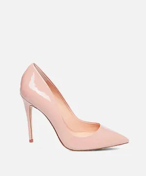 Daisie Pump - Dark Blush Patent