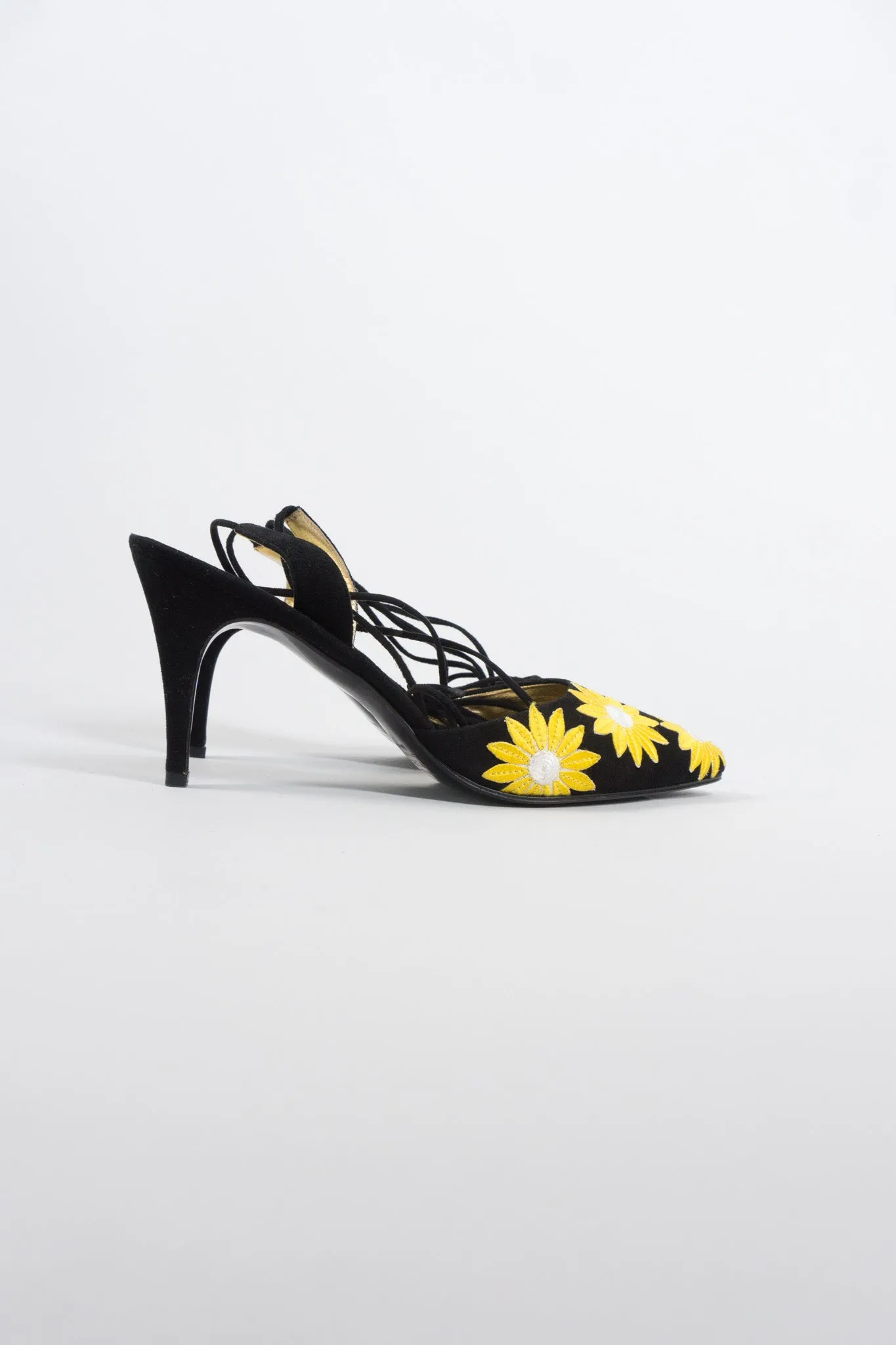 Daisy Ankle Wrap Heels