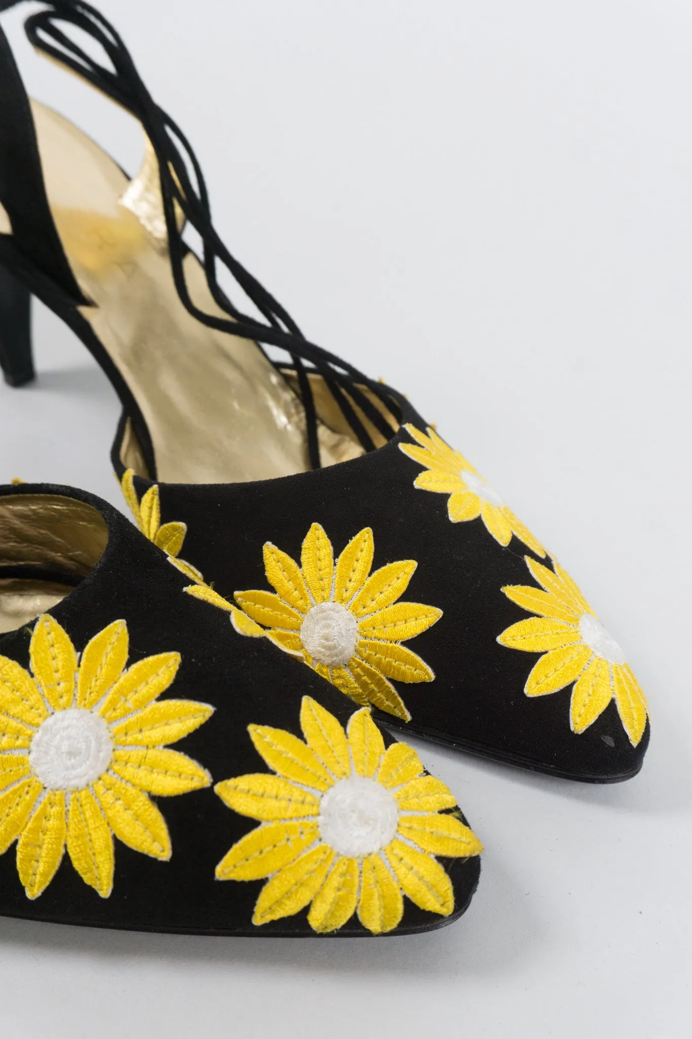 Daisy Ankle Wrap Heels