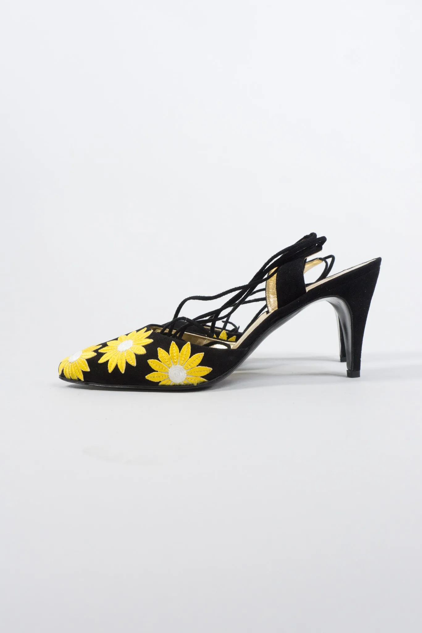 Daisy Ankle Wrap Heels