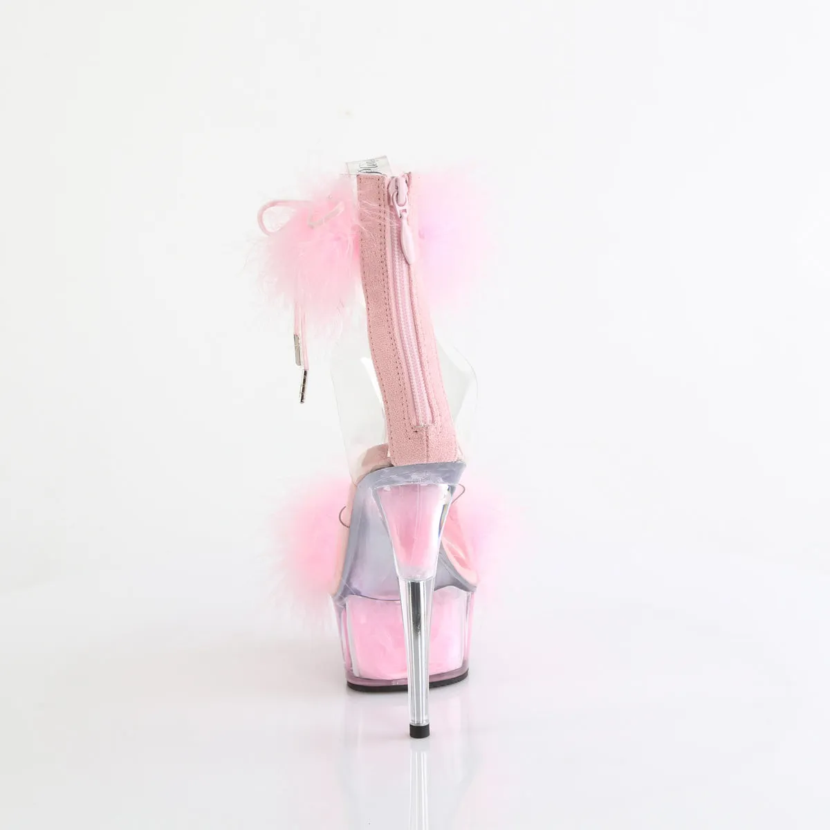 DELIGHT-624F  Clear-Baby Pink Fur / M
