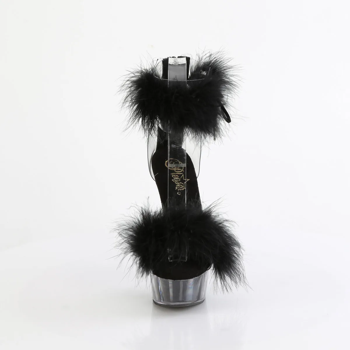 DELIGHT-624F  Clear-Black Fur / M