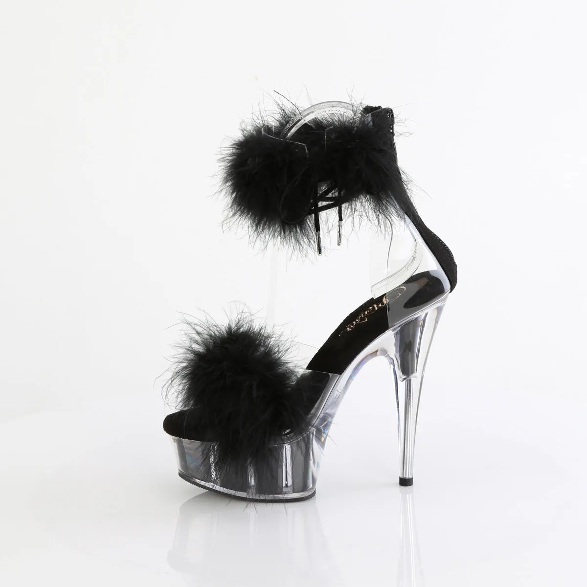 DELIGHT-624F  Clear-Black Fur / M
