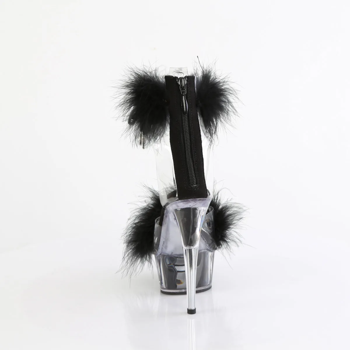 DELIGHT-624F  Clear-Black Fur / M