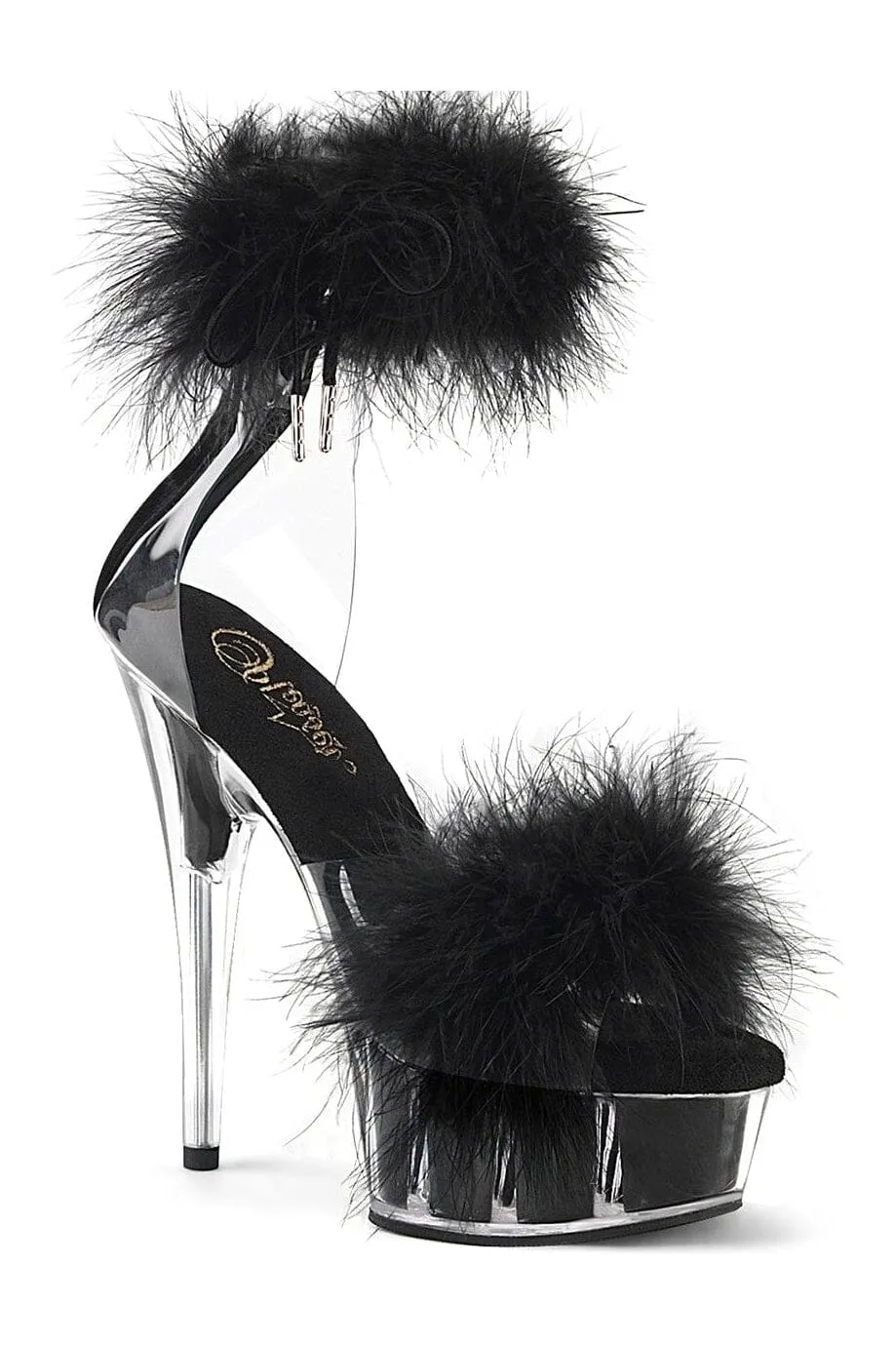DELIGHT-624F Clear Vinyl Sandal