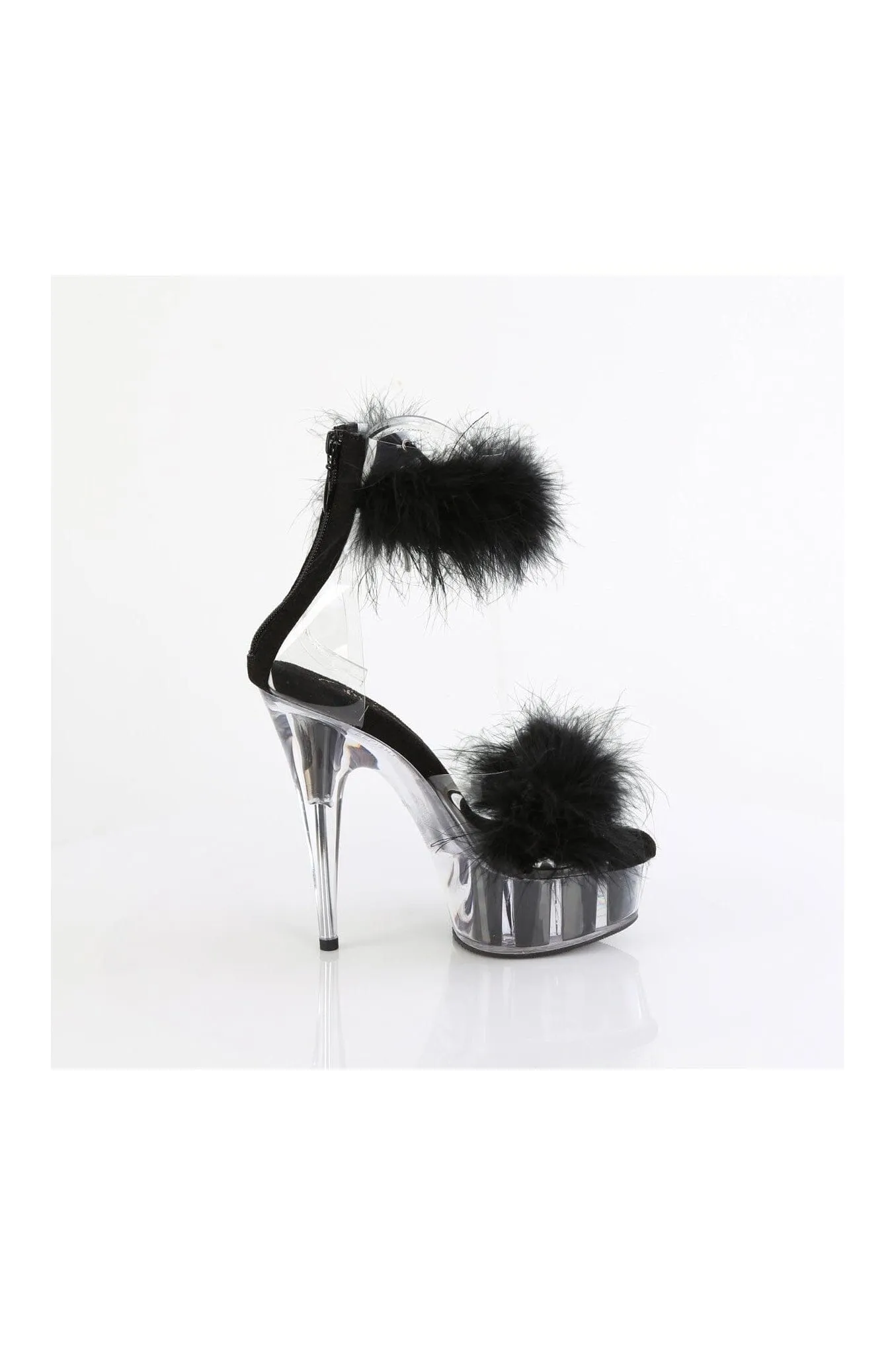 DELIGHT-624F Clear Vinyl Sandal