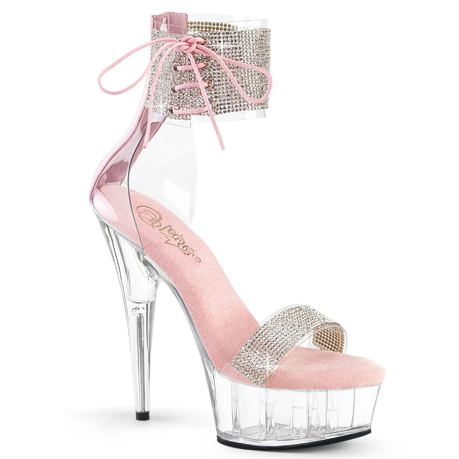 DELIGHT-627RS  Clear-Baby Pink/Clear
