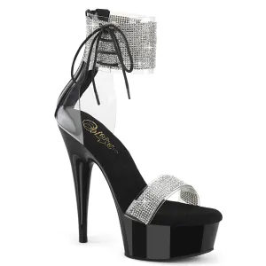 DELIGHT-627RS Clear Vinyl Sandal