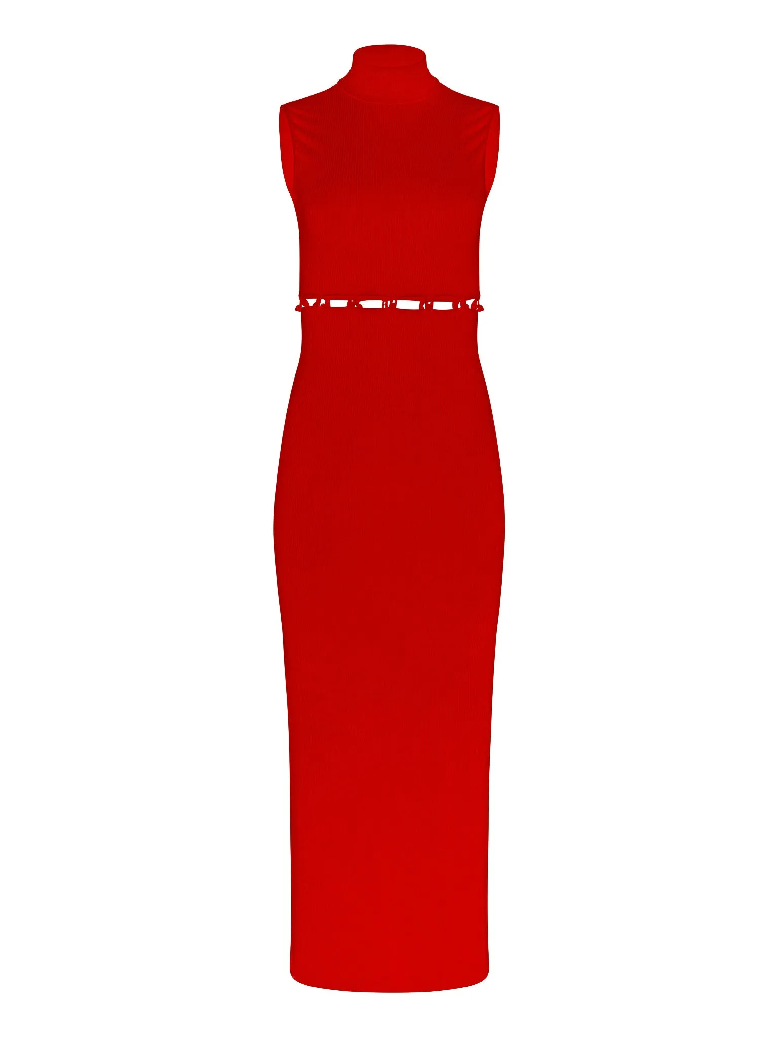 DIANA DETACHABLE DRESS / RED