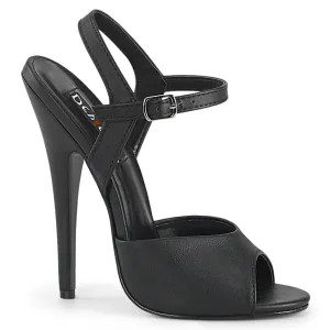 DOMINA-109  Black Faux Leather