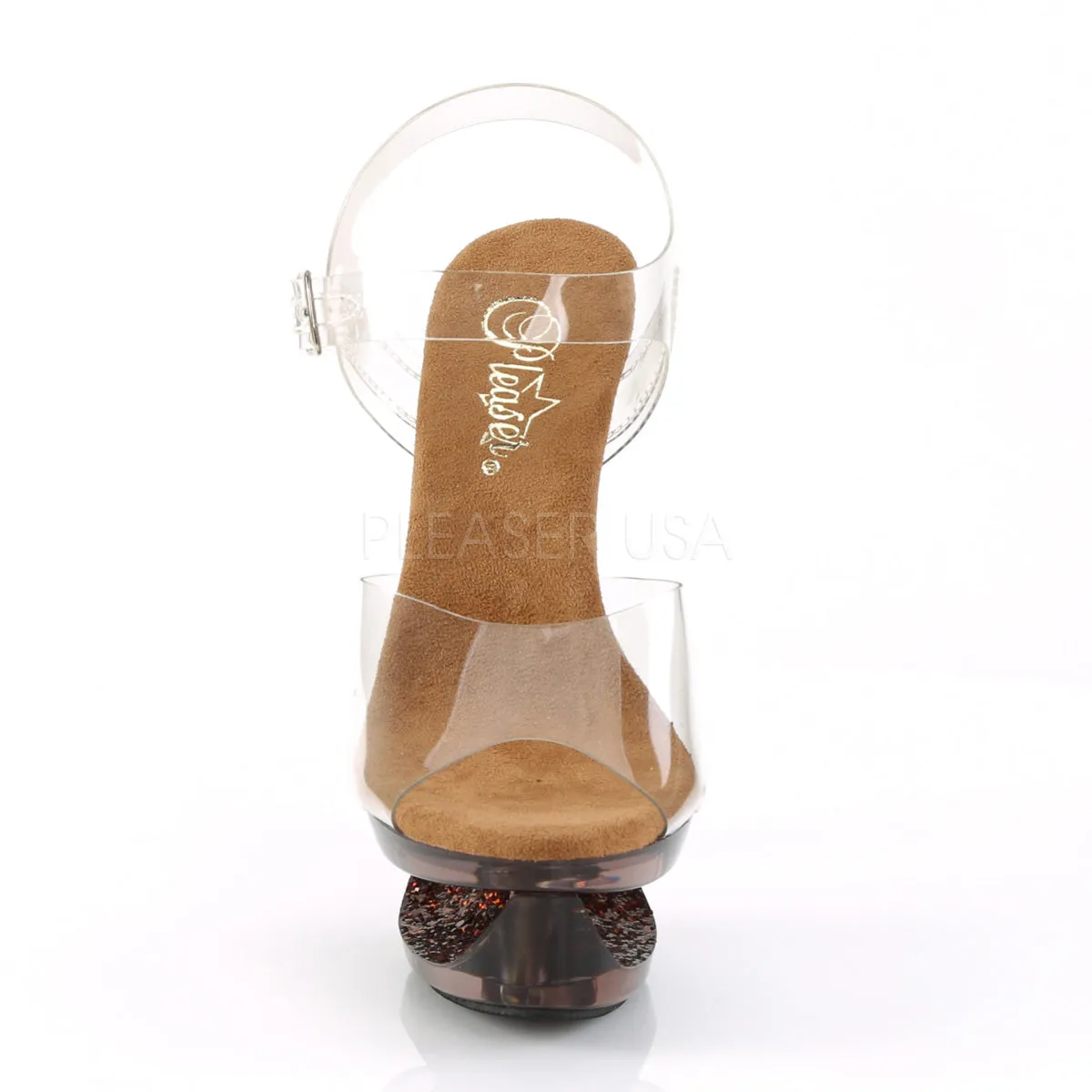 ECLIPSE-608GT  Clear/Brown Multi Glitter-Tinted