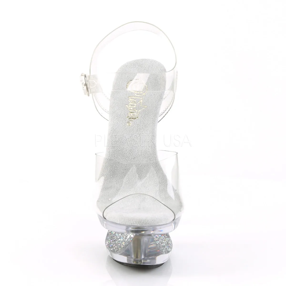 ECLIPSE-608GT  Clear/Silver Multi Glitter-Clear