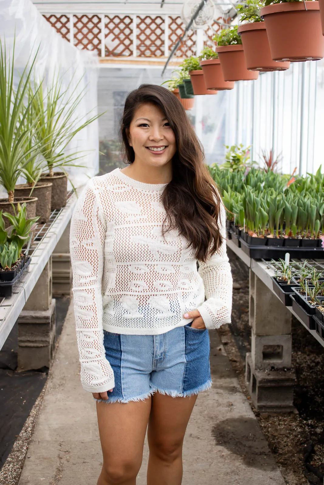 Eilis Open Knit Sweater
