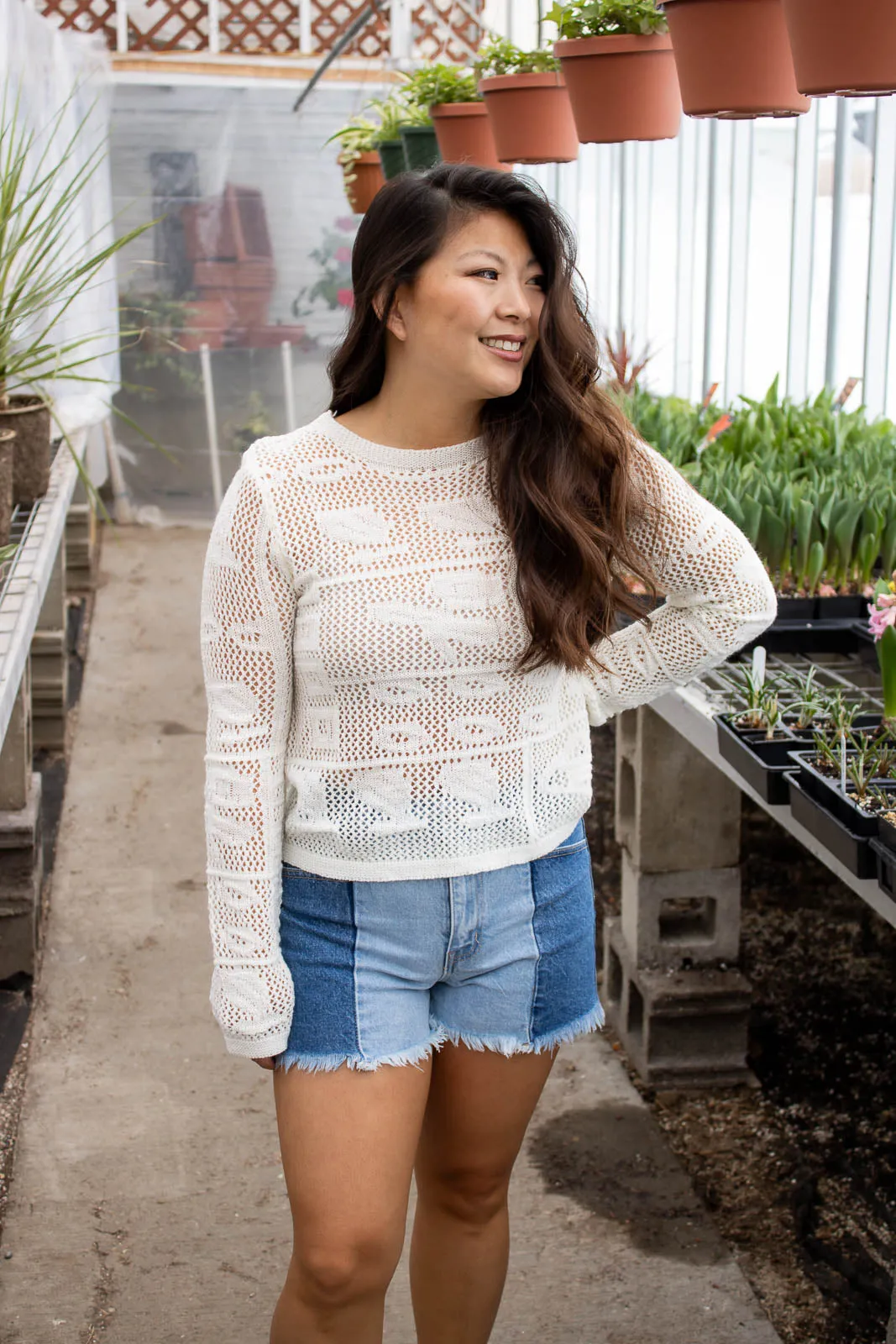 Eilis Open Knit Sweater