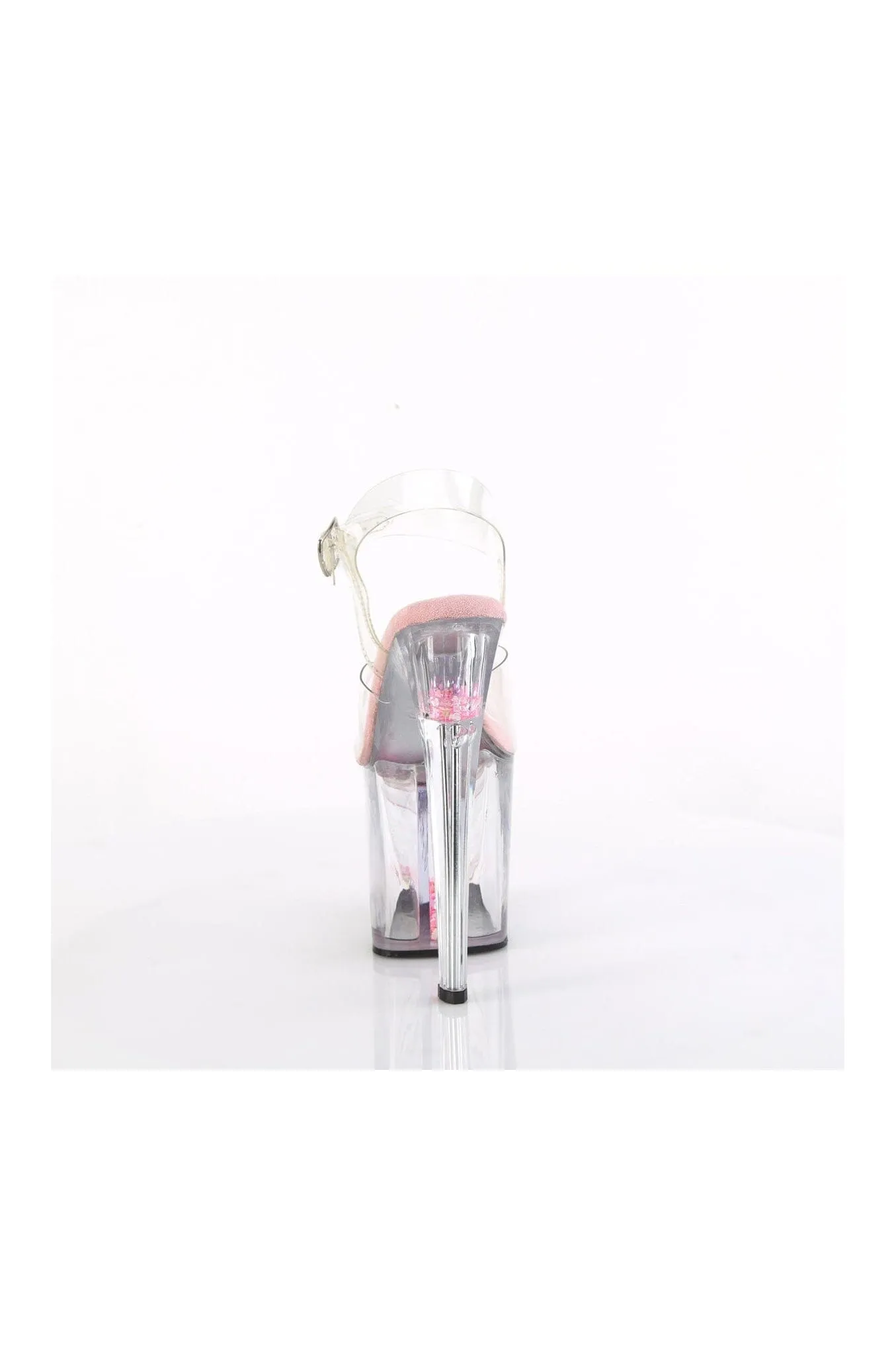 ENCHANT-708AQUA-03 Clear Vinyl Sandal