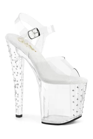 ENCHANT-708RS Clear Vinyl Sandal