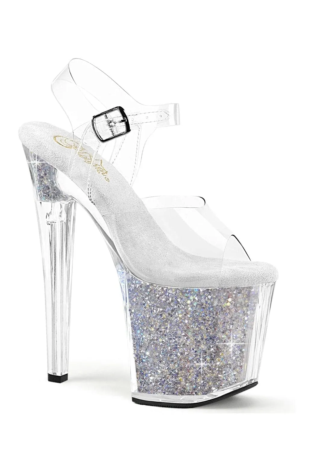 ENCHANT-708RSI Clear Vinyl Sandal