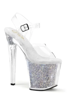 ENCHANT-708RSI Clear Vinyl Sandal