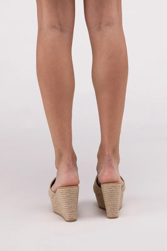 Espadrille Wedge Platform Heels
