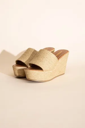 Espadrille Wedge Platform Heels