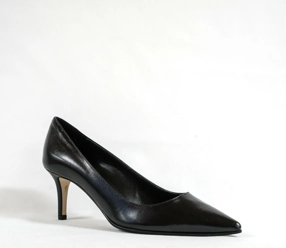 Fabio Rusconi Women's Black Leather Heel Milly 40% off