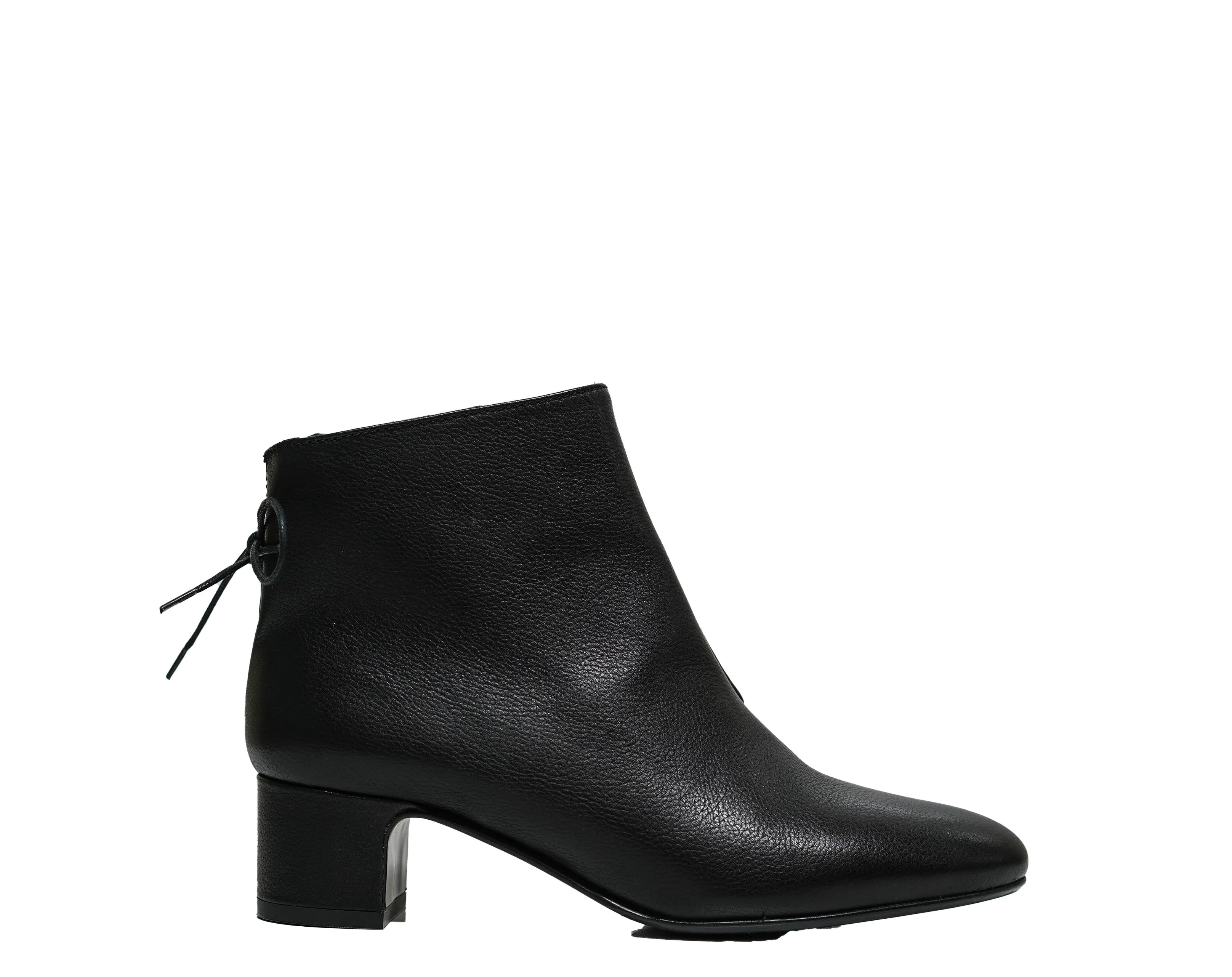 Fabio Rusconi Women’s Black Leather Lace Up Ankle Boot F5525