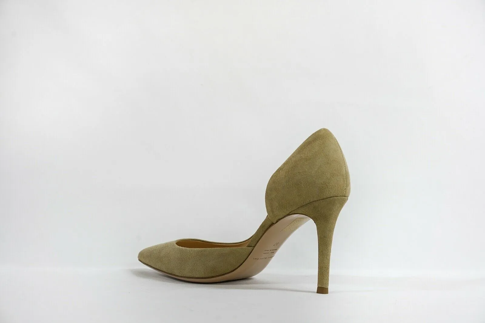 Fabio Rusconi Women's Taupe Suede Side Cut Out Heel Milito