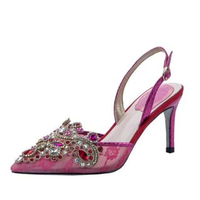 Fashion Shoes Luxury Women High Heels 8cm Sandals