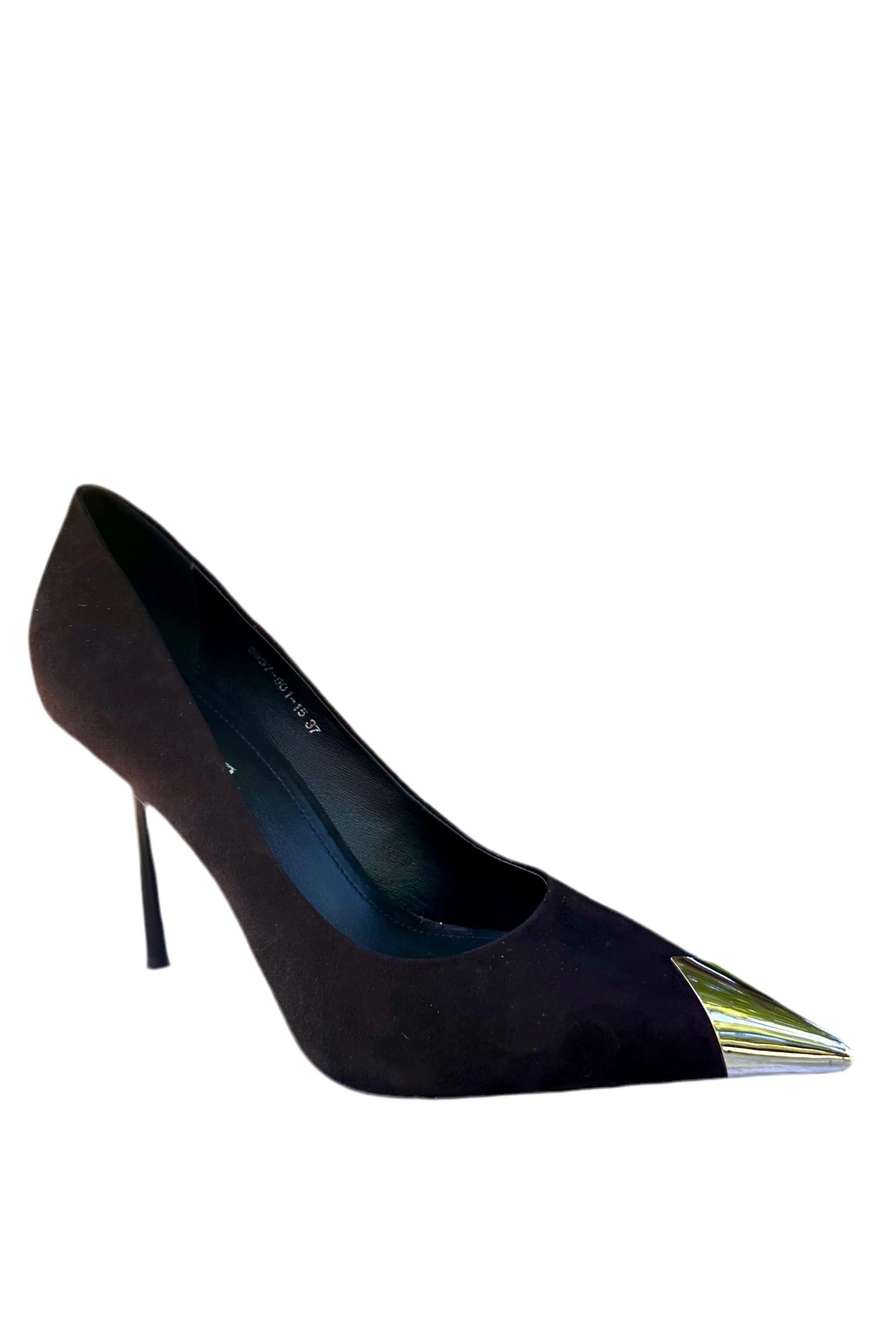 Fay Silver Tip Stiletto Heels