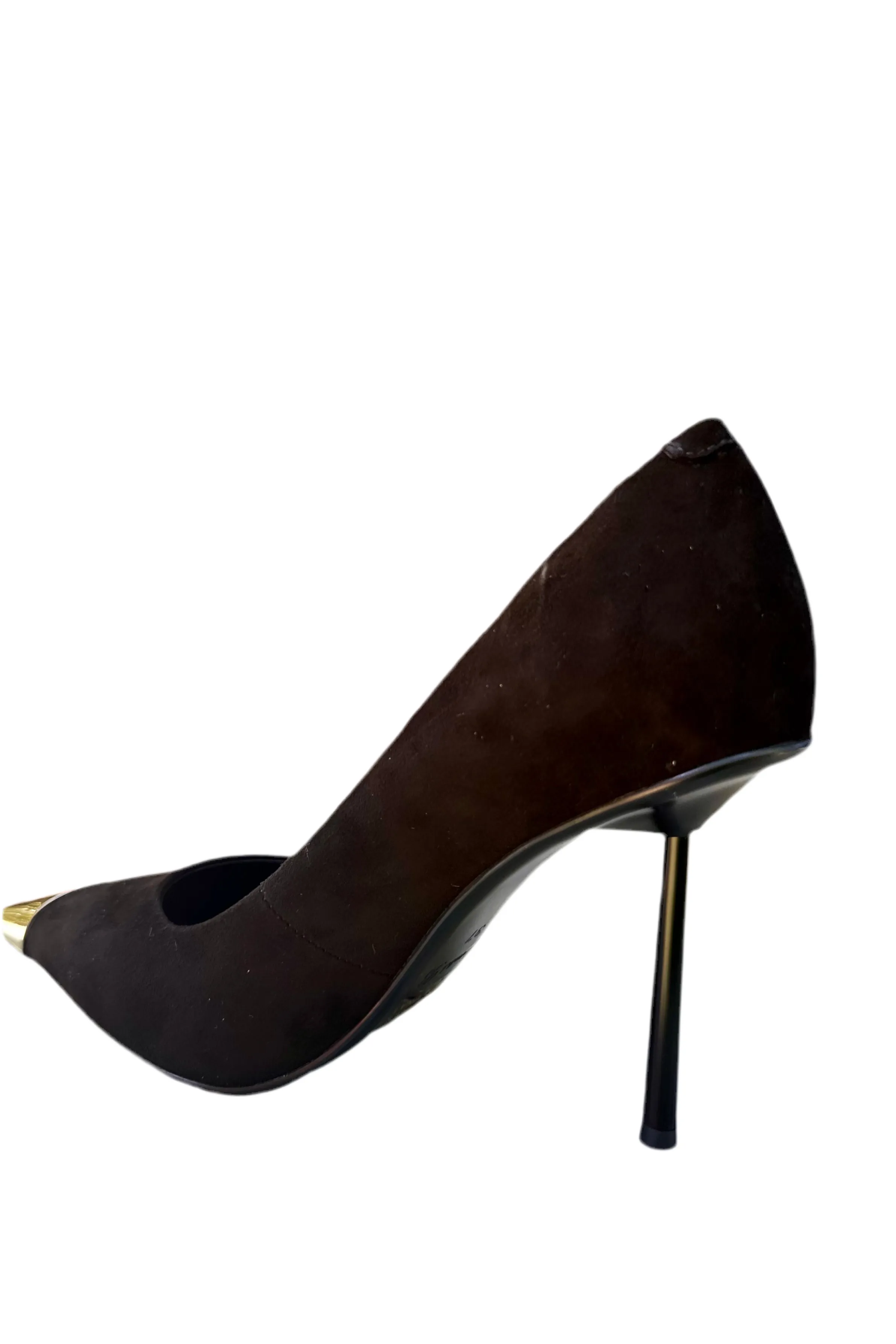 Fay Silver Tip Stiletto Heels