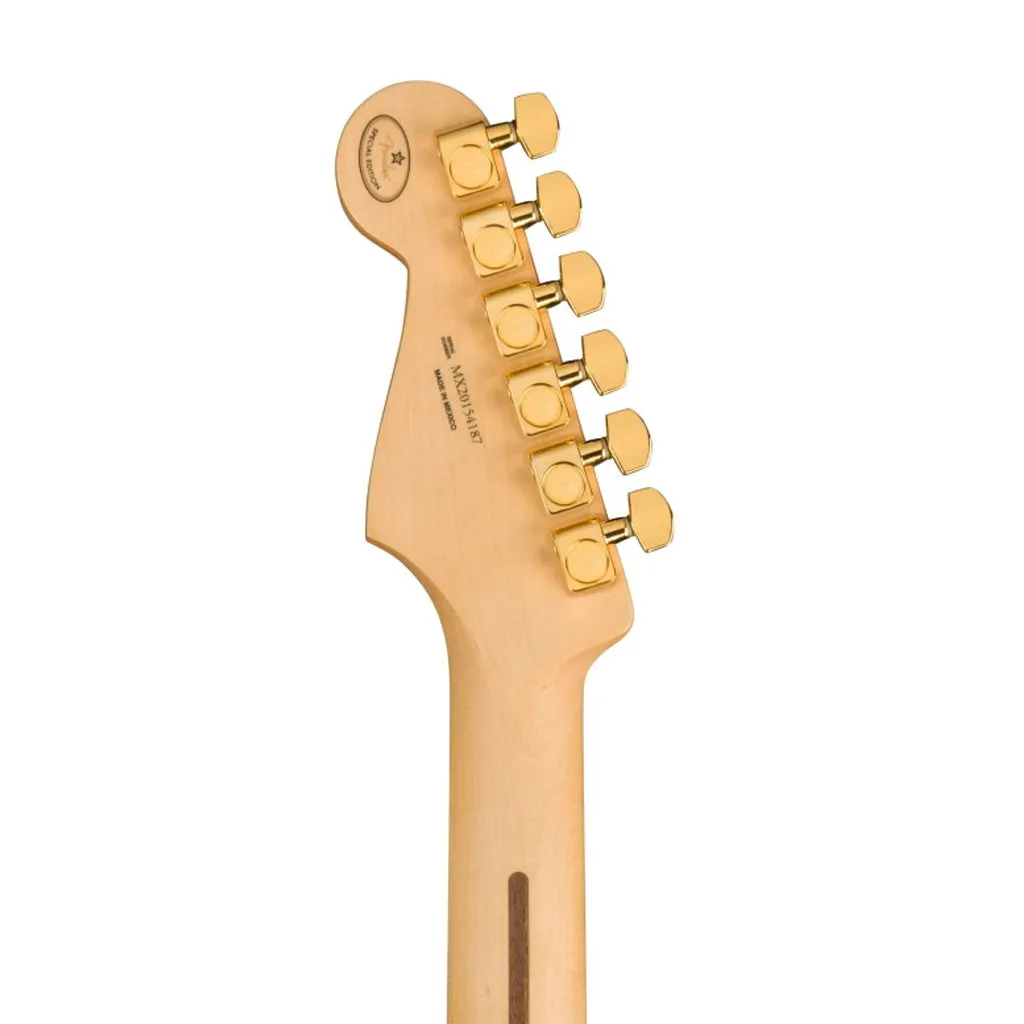 Fender FSR Player Stratocaster Electric Guitar w/Gold Hardware, Pau Ferro FB, 3-Tone Sunburst