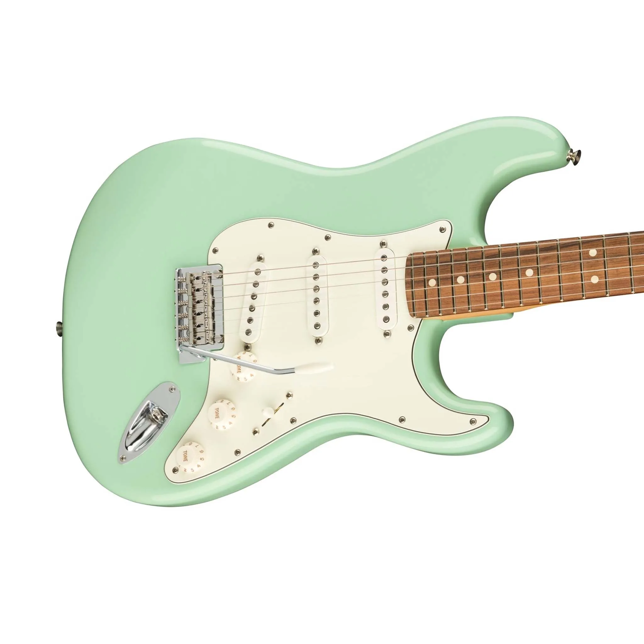 Fender Ltd Ed Player Stratocaster Electric Guitar, Pau Ferro FB, Surf Green
