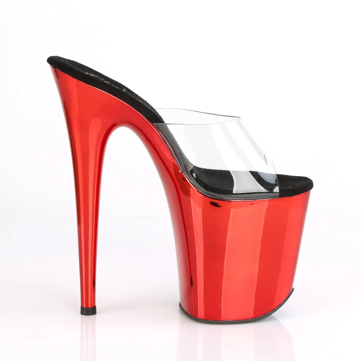 FLAMINGO-801  Clear/Red Chrome