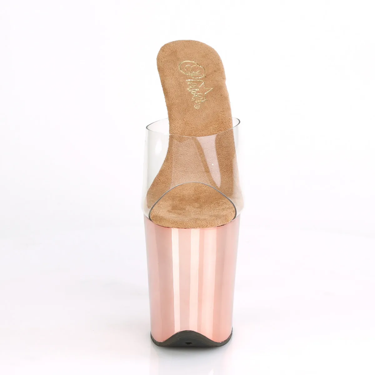 FLAMINGO-801  Clear/Rose Gold Chrome