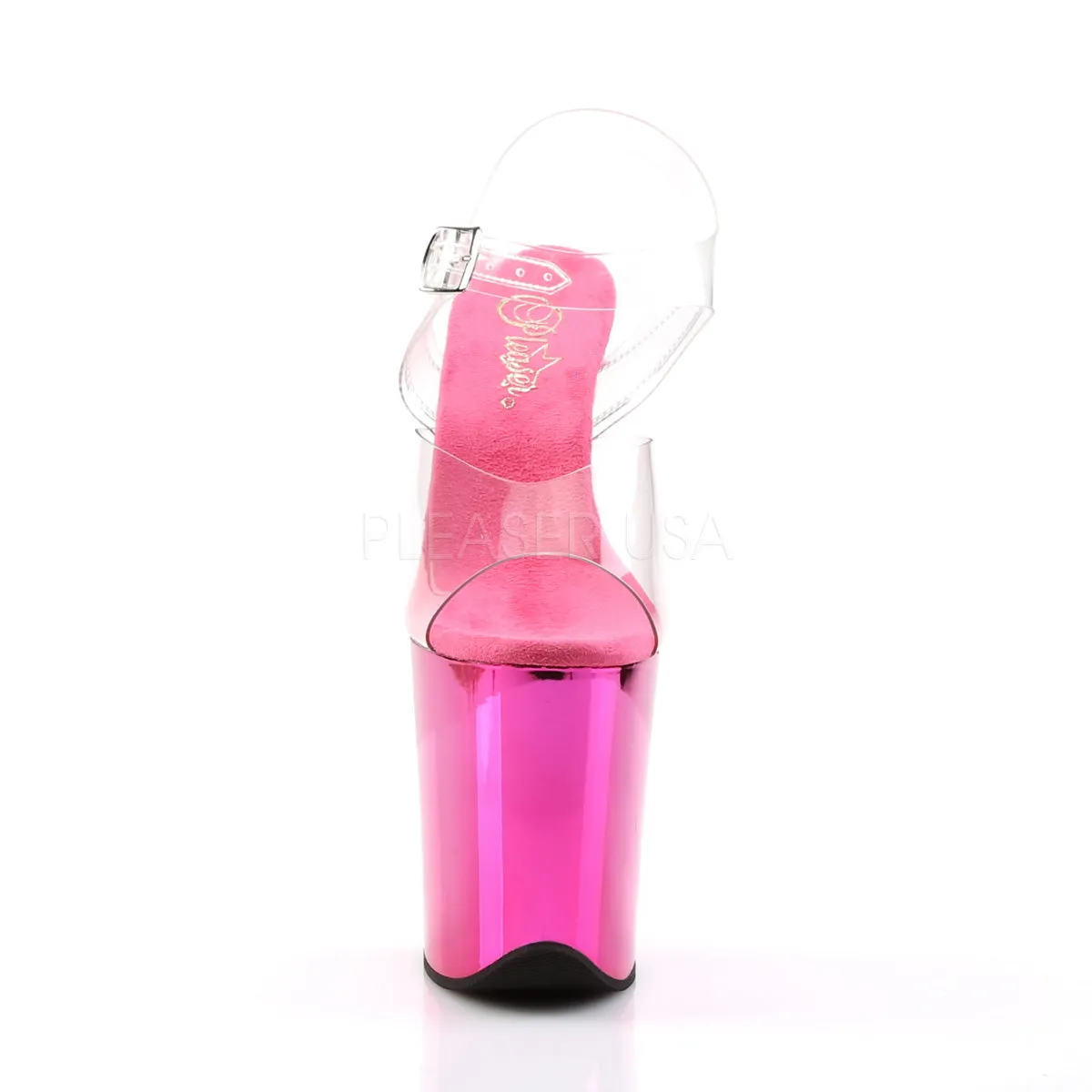 FLAMINGO-808  Clear/Hot Pink Chrome