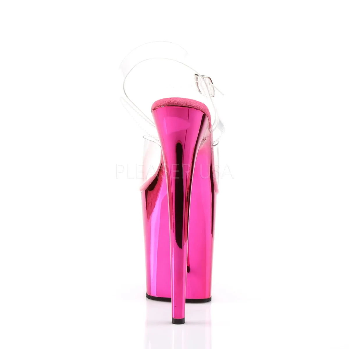 FLAMINGO-808  Clear/Hot Pink Chrome