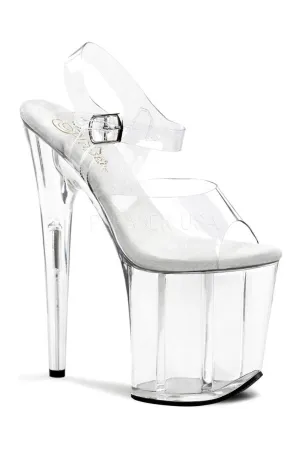FLAMINGO-808 Platform Sandal  | Clear Vinyl