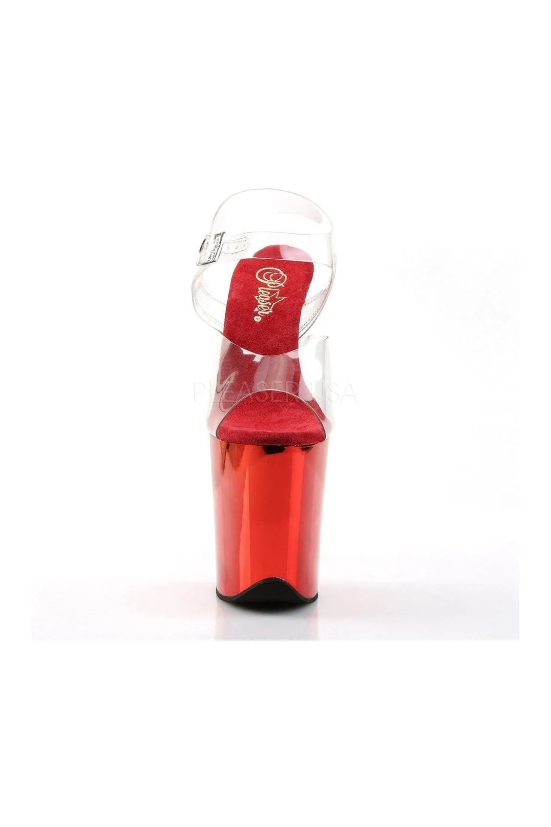 FLAMINGO-808 Platform Sandal  | Clear Vinyl