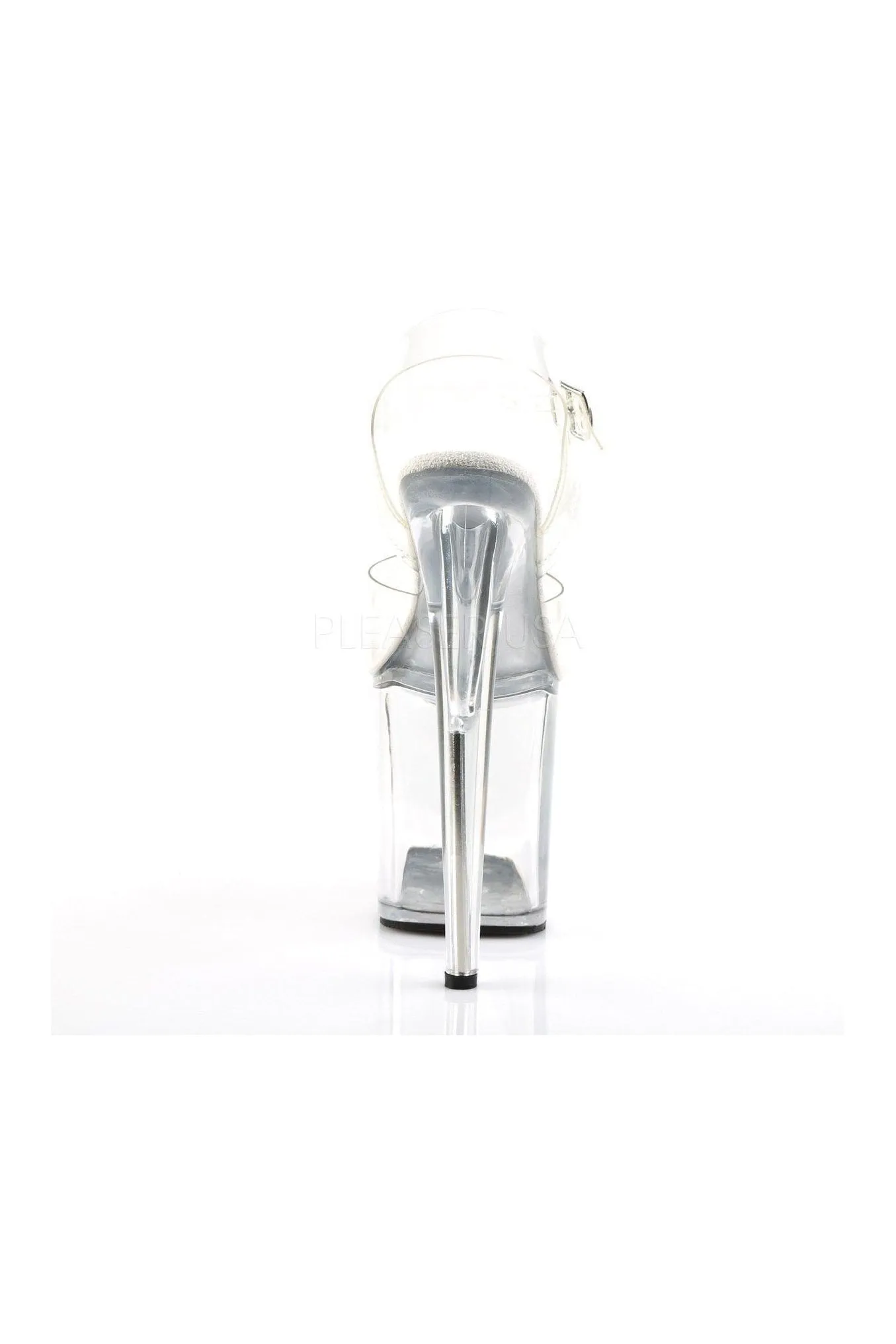 FLAMINGO-808 Platform Sandal  | Clear Vinyl